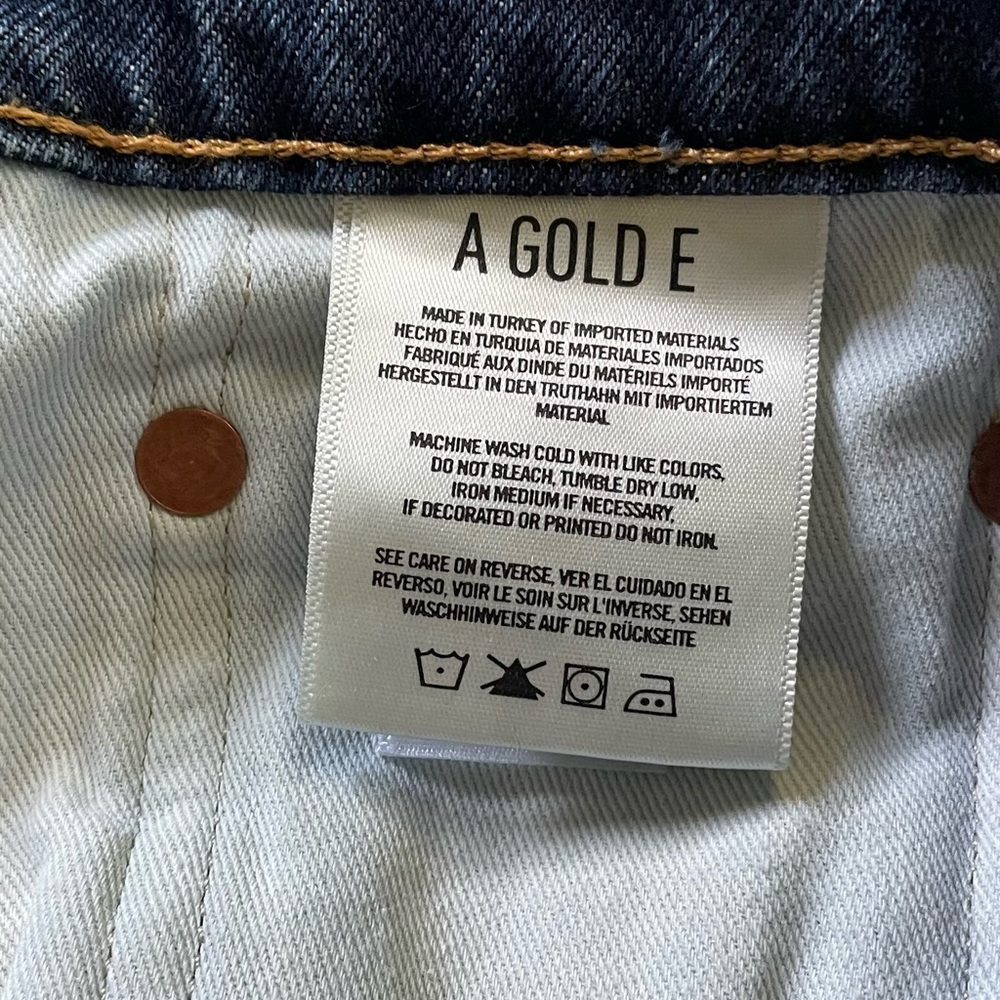 AGOLDE denim Parker shorts Size 25 - Picture 7 of 7